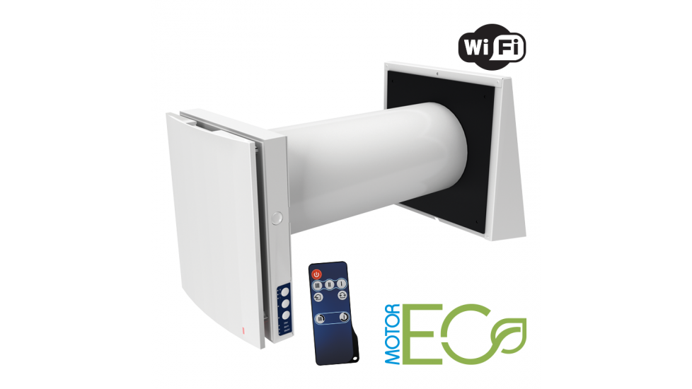 Vento Expert A50 WiFi Heat recovery ductless ventilator  (One unit Kit)